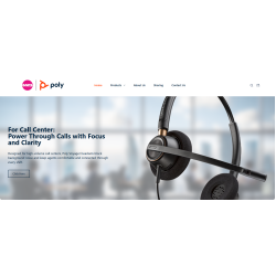 POLY Voyager 4310 Business Headset Malaysia｜Microsoft Teams Certified Wireless Headset for Office and Remote Work