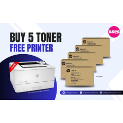 HP LaserJet Toner Promotion – Buy 5 Free HP Printer
